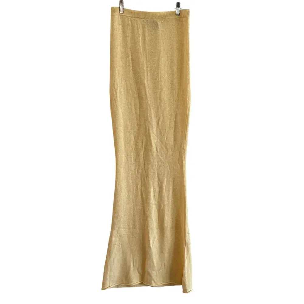 SER.O.YA Kora Knit Maxi Skirt Butter